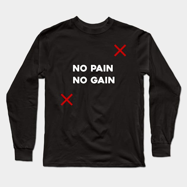 No pain No gain Long Sleeve T-Shirt by Mkt design